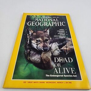 National Geographic Magazine March 1995 No Insert
